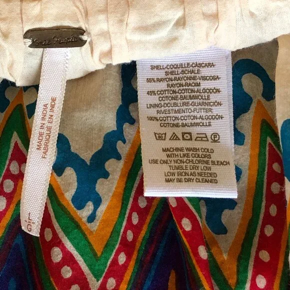 NWT Free People Sunrise Maxi Skirt Sz L